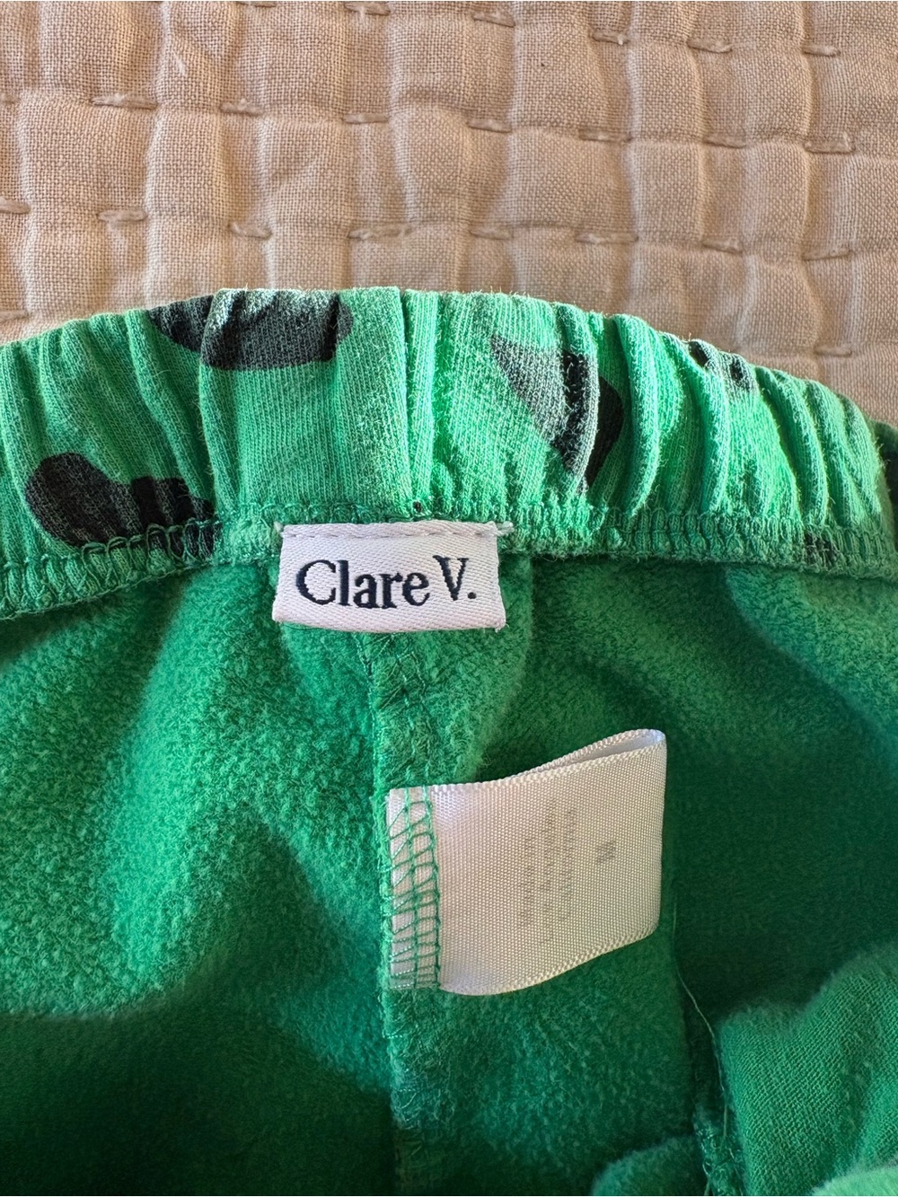 Clare V Animal Print Jogger Pants - Picture 4 of 10